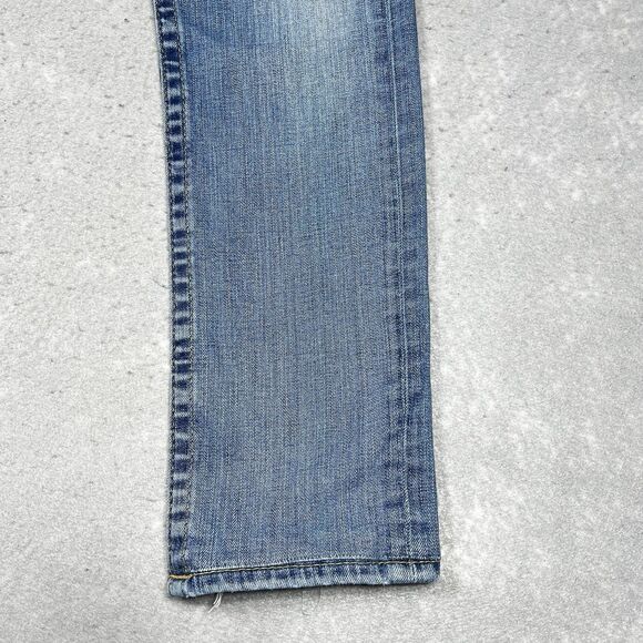True Religion  VINNY Skinny Jeans Women 28x27 Flap Pockets Low Rise Medium Wash - Picture 5 of 16